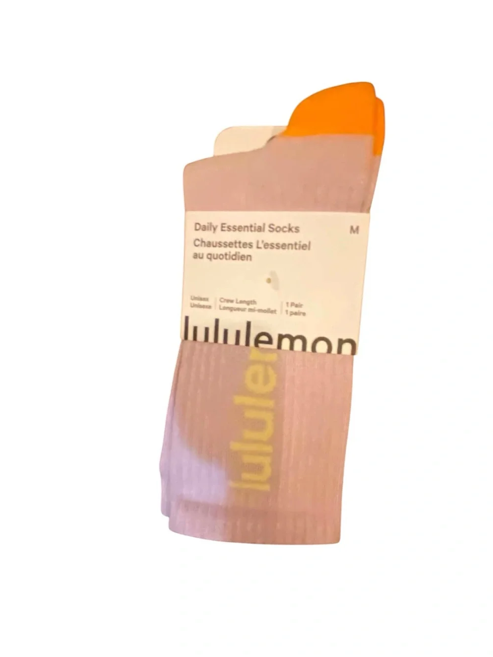 NWT Lululemon Daily Essential Socks Size Medium 3pk